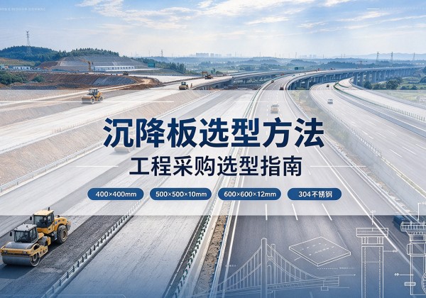 革吉沉降板选择方法